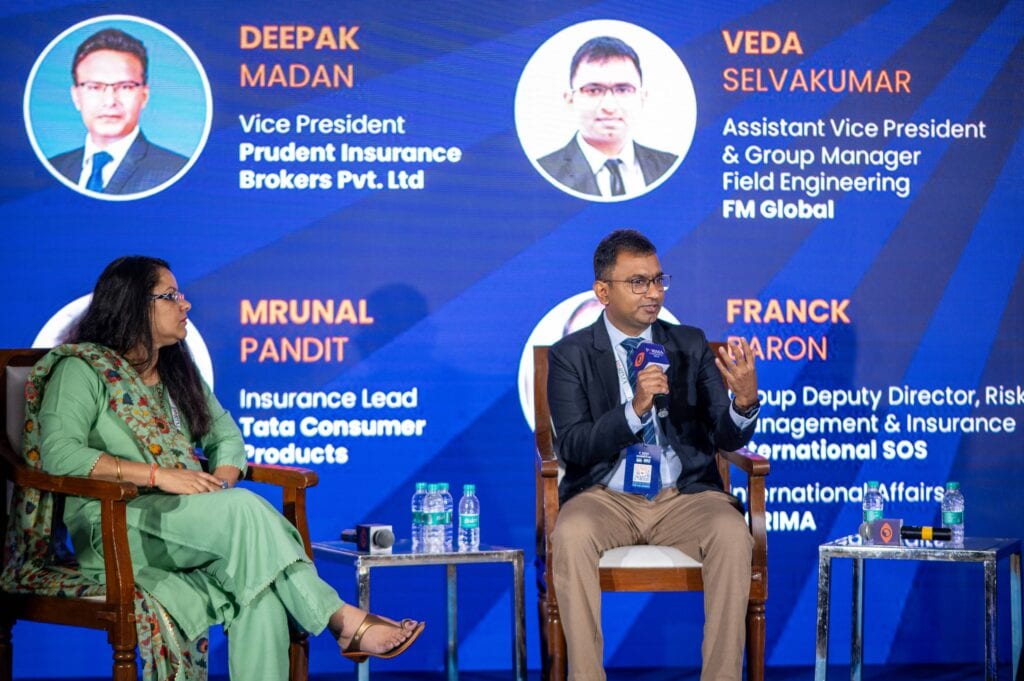 Mrunal Pandit, FIII, RIMS-CRMP moderated Panel Discussion on managing climate change and natural catastrophe risks