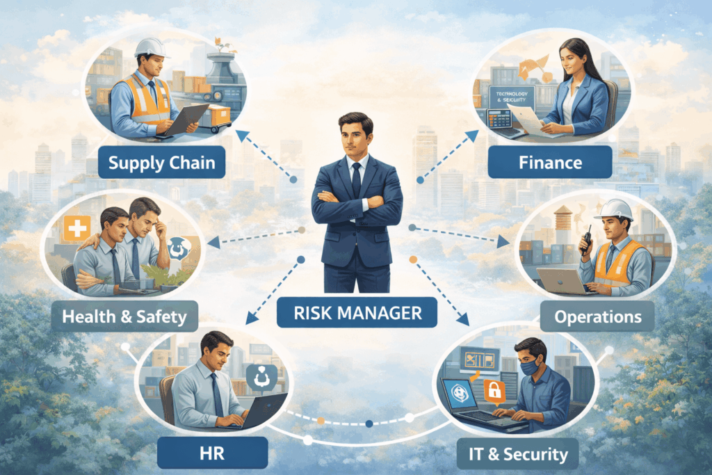 Corporate risk management is is a Cross Functional Activity